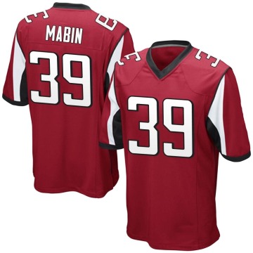 Dylan Mabin Youth Red Game Team Color Jersey