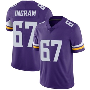 Ed Ingram Men's Purple Limited Team Color Vapor Untouchable Jersey