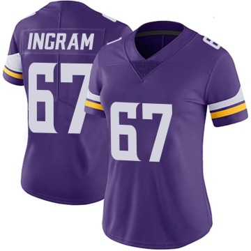 Ed Ingram Women's Purple Limited Team Color Vapor Untouchable Jersey