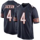 Eddie Jackson Youth Navy Game Team Color Jersey