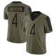 Eddie Jackson Youth Olive Limited 2021 Salute To Service Jersey