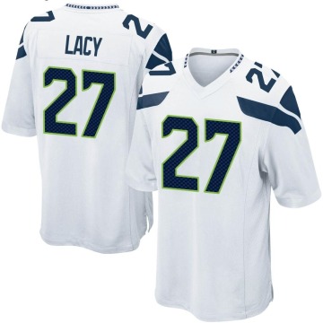 Eddie Lacy Youth White Game Jersey