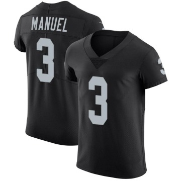 EJ Manuel Men's Black Elite Team Color Vapor Untouchable Jersey