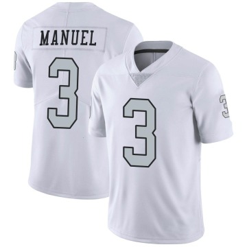 EJ Manuel Men's White Limited Color Rush Jersey
