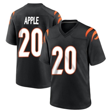 Eli Apple Youth Black Game Team Color Jersey
