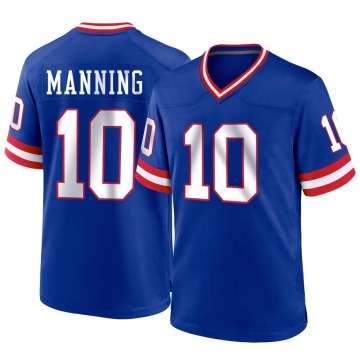 Eli Manning Youth Royal Game Classic Jersey