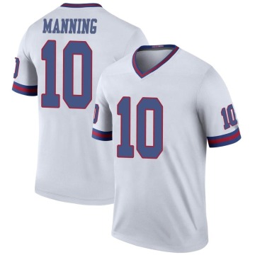 Eli Manning Youth White Legend Color Rush Jersey