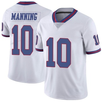 Eli Manning Youth White Limited Color Rush Jersey