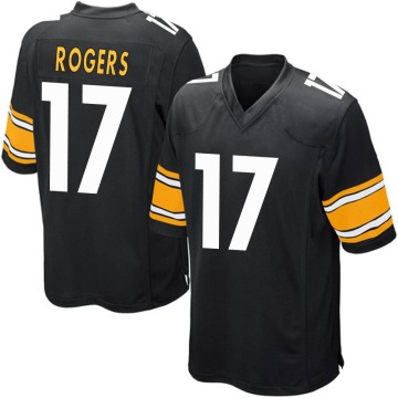 Eli Rogers Youth Black Game Team Color Jersey