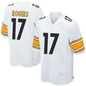 Eli Rogers Youth White Game Jersey