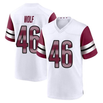 Eli Wolf Youth White Game Jersey
