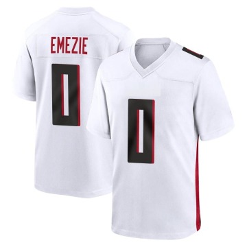 Emeka Emezie Men's White Game Jersey