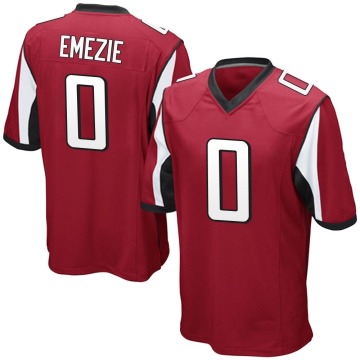 Emeka Emezie Youth Red Game Team Color Jersey