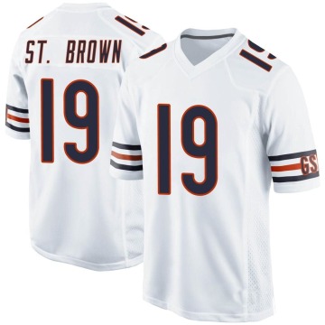 Equanimeous St. Brown Men's White Game Jersey