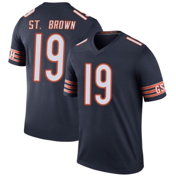 Equanimeous St. Brown Youth Brown Legend Color Rush Navy Jersey