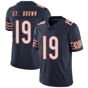 Equanimeous St. Brown Youth Brown Limited Navy Team Color Vapor Untouchable Jersey