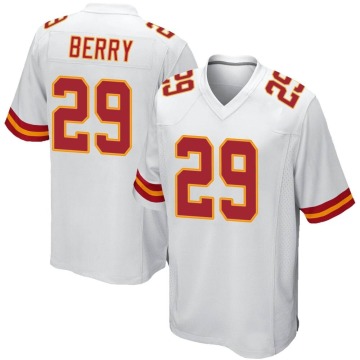 Eric Berry Men's White Game Jersey