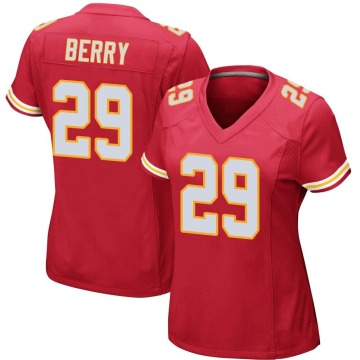 Eric Berry Women's Red Game Team Color Jersey