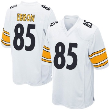 Eric Ebron Youth White Game Jersey