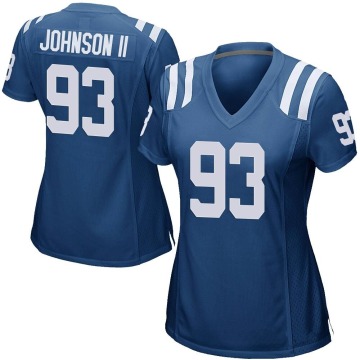 Eric Johnson Women's Royal Blue Game Team Color Jersey