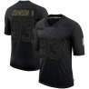 Eric Johnson Youth Black Limited 2020 Salute To Service Jersey