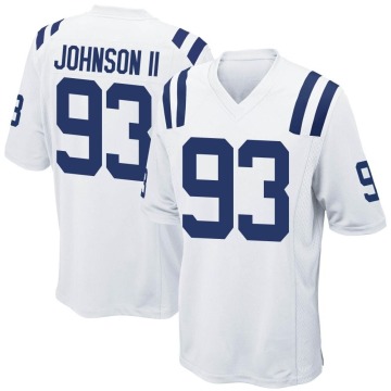 Eric Johnson Youth White Game Jersey