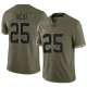 Eric Reid Men's Olive Limited 2022 Salute To Service Jersey