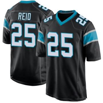 Eric Reid Youth Black Game Team Color Jersey