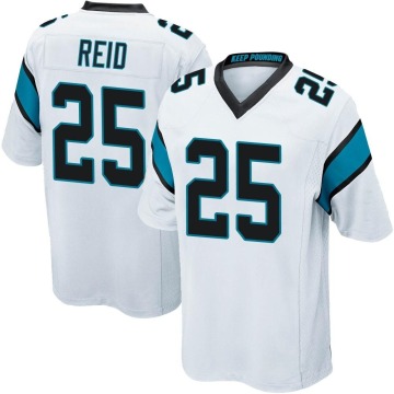 Eric Reid Youth White Game Jersey