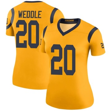 Eric Weddle Women's Gold Legend Color Rush Jersey