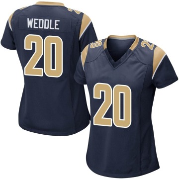 Eric Weddle Women's Navy Game Team Color Jersey