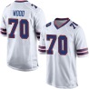 Eric Wood Youth White Game Jersey