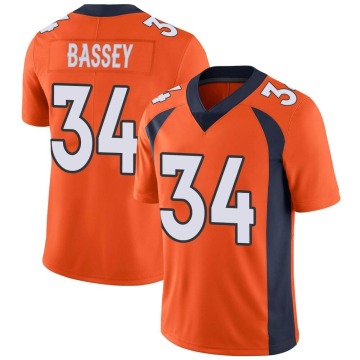 Essang Bassey Men's Orange Limited Team Color Vapor Untouchable Jersey