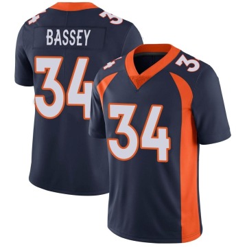 Essang Bassey Youth Navy Limited Vapor Untouchable Jersey