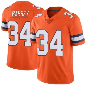 Essang Bassey Youth Orange Limited Color Rush Vapor Untouchable Jersey