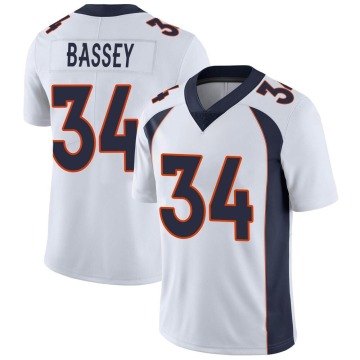 Essang Bassey Youth White Limited Vapor Untouchable Jersey