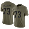Ethan Greenidge Youth Green Limited Olive 2022 Salute To Service Jersey