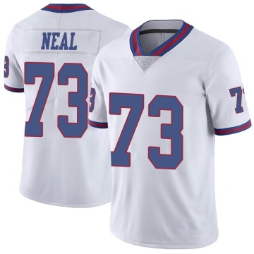 Evan Neal Men's White Limited Color Rush Jersey
