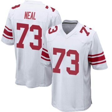 Evan Neal Youth White Game Jersey