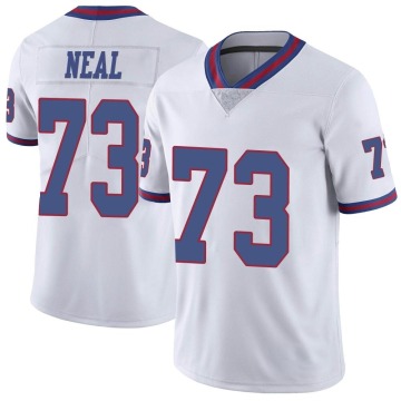 Evan Neal Youth White Limited Color Rush Jersey