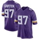 Everson Griffen Men's Purple Game Team Color Jersey