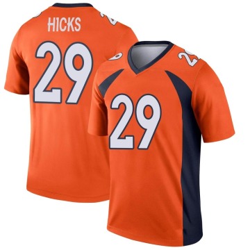 Faion Hicks Men's Orange Legend Jersey