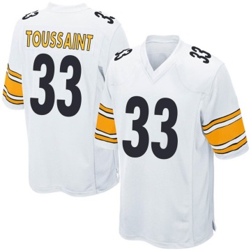 Fitzgerald Toussaint Youth White Game Jersey