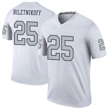 Fred Biletnikoff Youth White Legend Color Rush Jersey