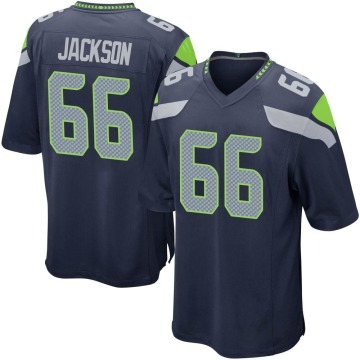 Gabe Jackson Youth Navy Game Team Color Jersey