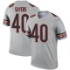 Gale Sayers Men's Legend Inverted Silver Jersey