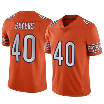 Gale Sayers Men's Orange Limited Alternate Vapor Jersey