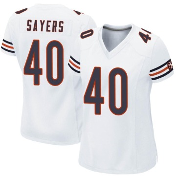 Gale Sayers Women's White Game Jersey