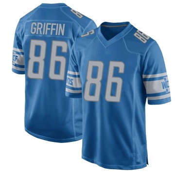 Garrett Griffin Men's Blue Game Team Color Jersey