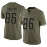 Garrett Griffin Men's Olive Limited 2022 Salute To Service Jersey